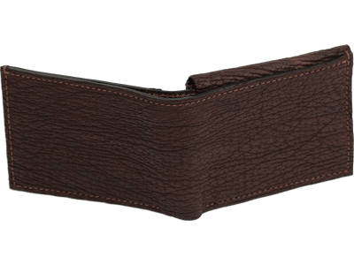 Brown Shark Luxury Designer Exotic Bifold Wallet With Flip Up ID Window **SHIPS APRIL 8th** - BullhideBelts.com