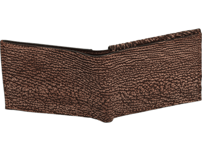 Brown Suede Shark Luxury Designer Exotic Bifold Wallet With Flip Up ID Window **SHIPS APRIL 8th** - BullhideBelts.com