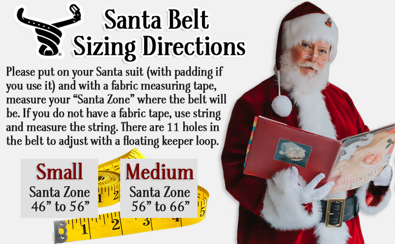 The Santa Claus: Black Leather Oak Leaf Embossed 3.50" - Bullhide Belts