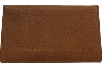 Tan Bison Leather Deluxe Women's Wallet - Bullhide Belts