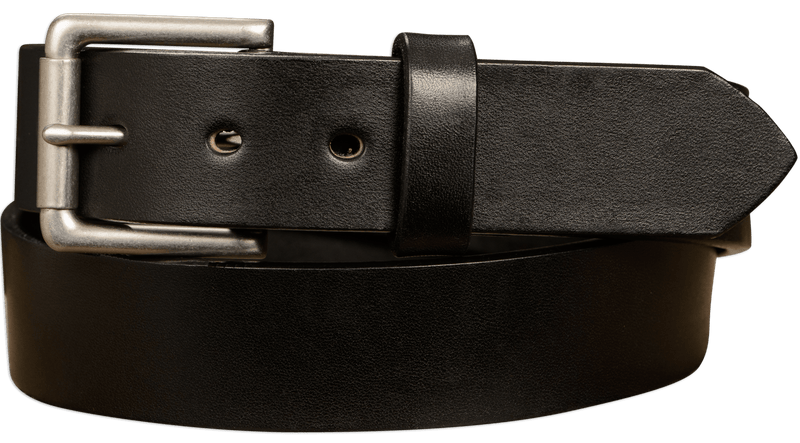 The Maverick: Black Non Stitched 1.50" - Bullhide Belts