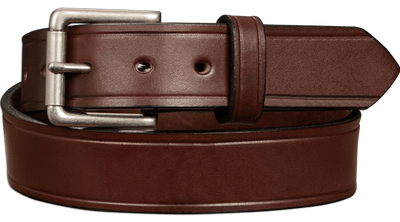 The Maverick: Brown Creased Accent 1.50" - Bullhide Belts