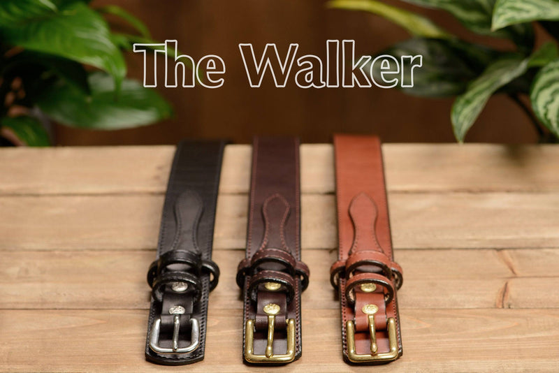 The Walker: Brown Stitched Ranger 1.50" - Bullhide Belts