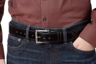 Black Water Buffalo Max Thickness Gun Belt - Bullhide Belts