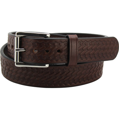 Men's Embossed Leather Belts
