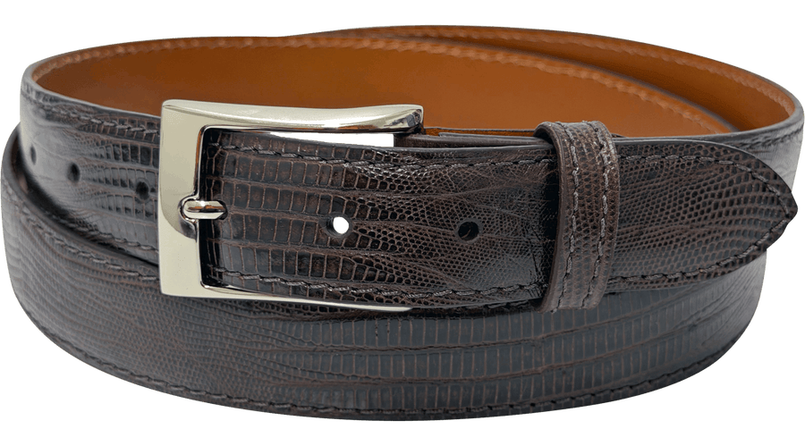 Lizard Tail Belts for Men | Exotic Leather Accessories