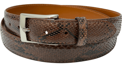 Snakeskin Belts for Men | Python Leather Belts – BullhideBelts.com
