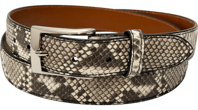 Snakeskin Belts for Men | Python Leather Belts – BullhideBelts.com