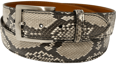 Snakeskin Belts for Men | Python Leather Belts – BullhideBelts.com