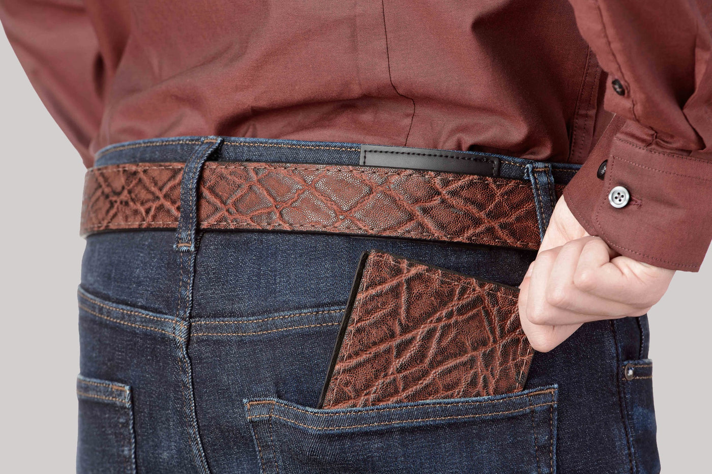 Belt Wallet Leather Belt Pouch Mini Belt Coin Purse Cowboy -  UK