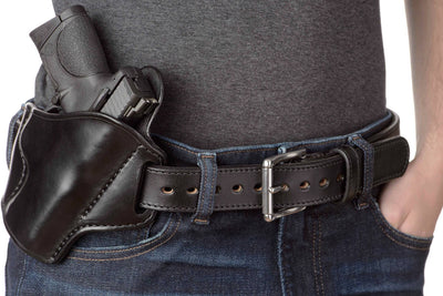 The Norris: Men's Black Stitched Leather Belt Max Thick With Steel Core 1.50" - Bullhide Belts