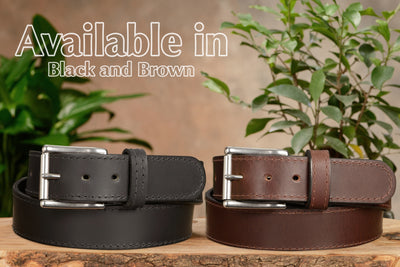 Brown English Bridle Leather Money Belt With 25" Zipper 1.75" EXTRA WIDE - BullhideBelts.com