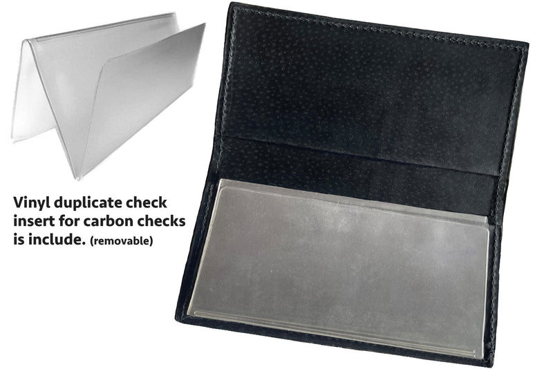 Black Hippopotamus Checkbook Cover - Bullhide Belts