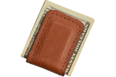 Brown American Bison Cash Clip - Bullhide Belts