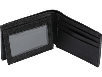 Black Elephant Luxury Designer Exotic Bifold Wallet With Flip Up ID Window **SHIPS APRIL 8th** - BullhideBelts.com