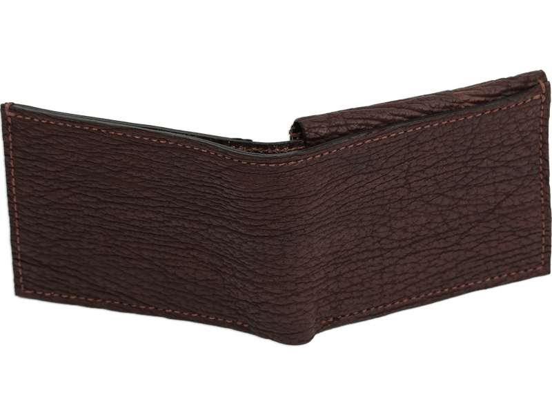 Brown Shark Luxury Designer Exotic Bifold Wallet With Flip Up ID Window **SHIPS APRIL 8th** - BullhideBelts.com