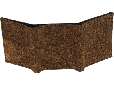 Tree Bark Elephant Luxury Designer Exotic Trifold Wallet With ID Window - BullhideBelts.com