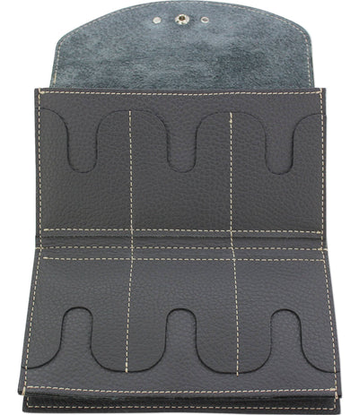 Gray Soft Leather Deluxe Women's Wallet - Bullhide Belts