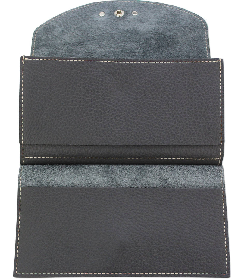 Gray Soft Leather Deluxe Women&