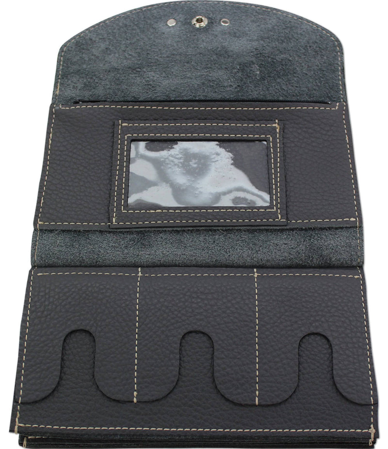 Navy Blue Soft Leather Deluxe Women&