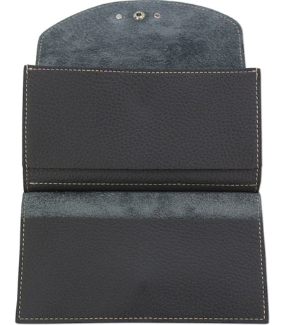 Navy Blue Soft Leather Deluxe Women's Wallet - Bullhide Belts