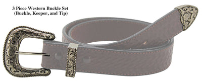 Western 3 Piece Buckle Set (1-1/2" Wide) - Bullhide Belts