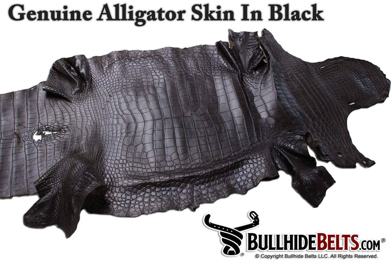 Black Alligator Passport Wallet - Bullhide Belts