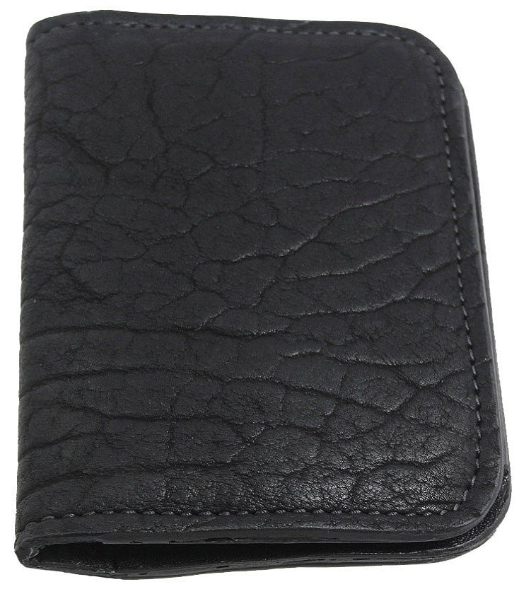 Bullhide Belts Black American Bison Passport Wallet