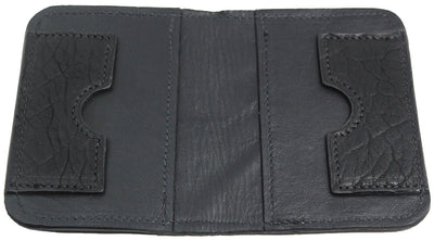 Bullhide Belts Black American Bison Passport Wallet