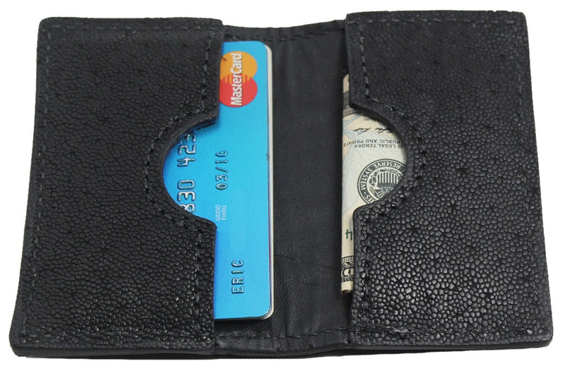 Bullhide Belts Black Elephant Credit Card & Business Card Wallet