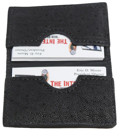 Bullhide Belts Black Elephant Credit Card & Business Card Wallet