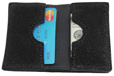 Bullhide Belts Black Hippopotamus Credit Card & Business Card Wallet