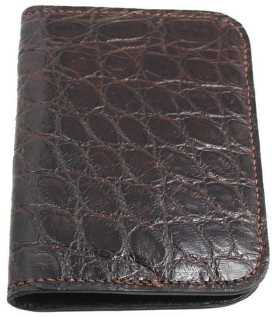 Brown Alligator Passport Wallet - Bullhide Belts