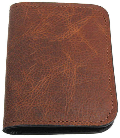 Bullhide Belts Brown American Bison Passport Wallet