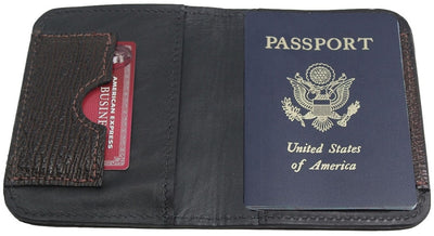 Bullhide Belts Brown Shark Passport Wallet