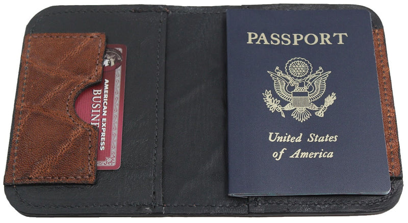 Bullhide Belts Caramel Brown Elephant Passport Wallet