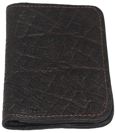Bullhide Belts Dark Brown Elephant Passport Wallet