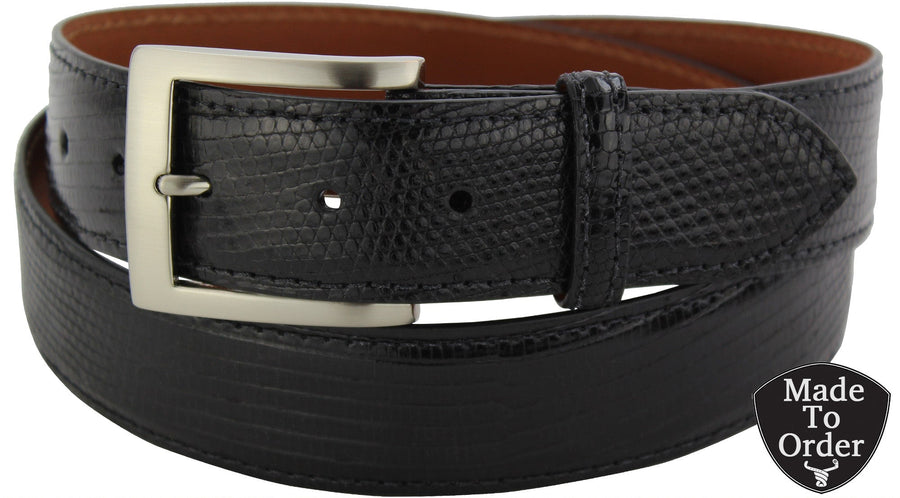 Lizard Tail Belts for Men | Exotic Leather Accessories  display picture 3