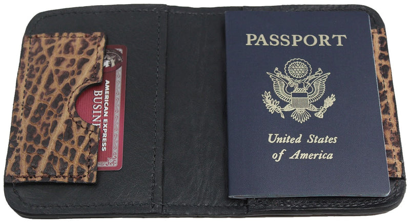 Bullhide Belts Rustic Brown Elephant Passport Wallet