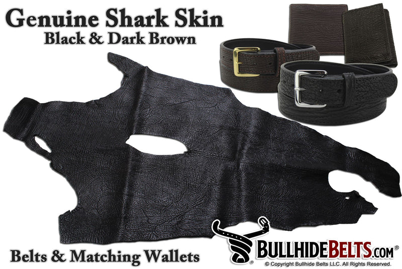 Black Shark Money Clip Wallet With Credit Card Slots - Bullhide Belts