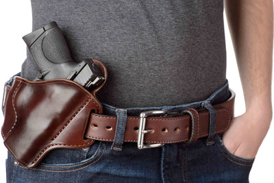 SPECIAL OFFER The Eastwood: Brown Stitched Max Thick 1.50" - Bullhide Belts