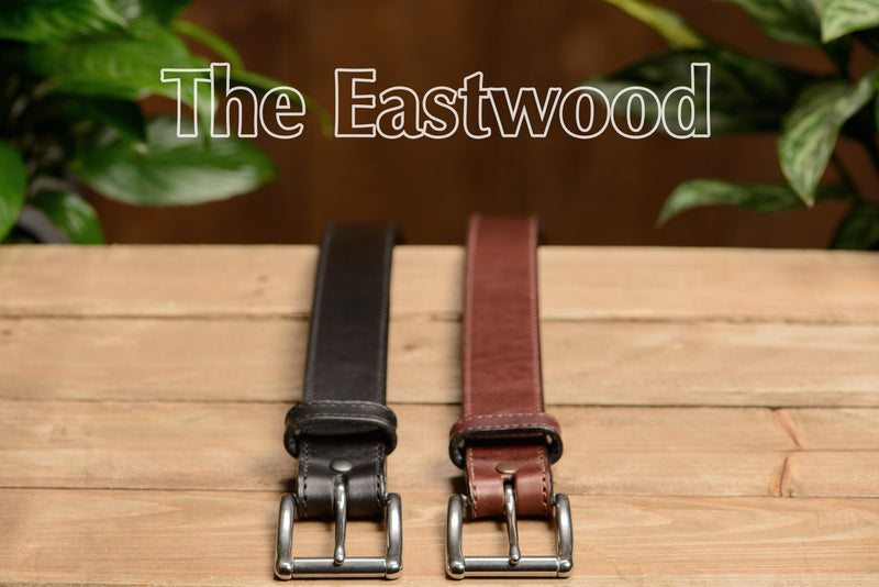 SPECIAL OFFER The Eastwood: Brown Stitched Max Thick 1.50" - Bullhide Belts