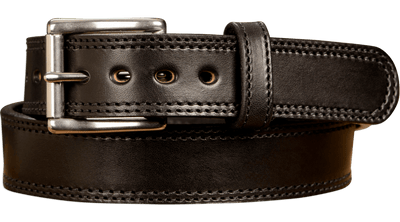 SPECIAL OFFER The Eastwood: Black Double Stitched Max Thick 1.50" - Bullhide Belts