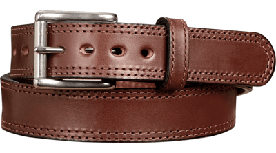 SPECIAL OFFER The Eastwood: Brown Double Stitched Max Thick 1.50" - Bullhide Belts
