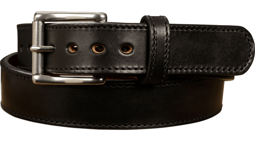 クラネ　LEATHER BELT No.89 Chromexcel® Classic Belt | Black