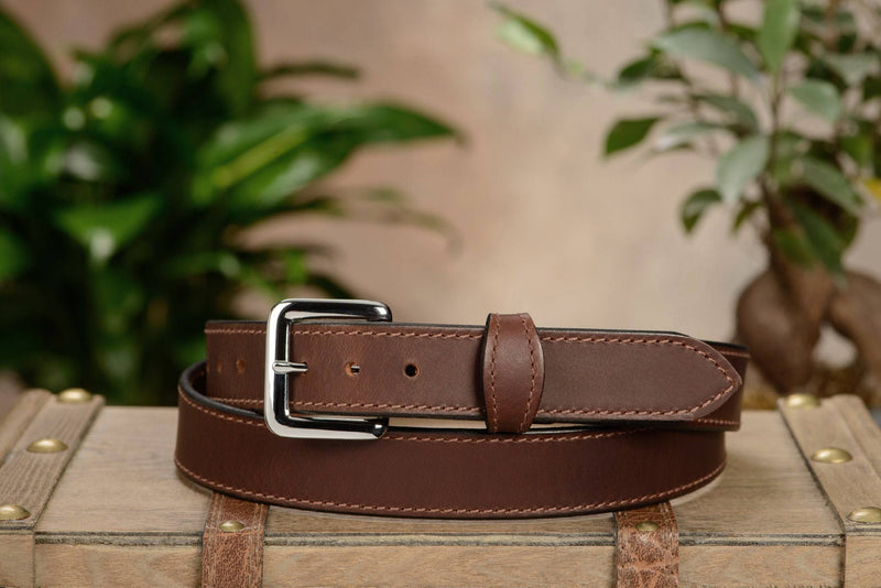 Buffalo Leather Belt - Badlands Russet