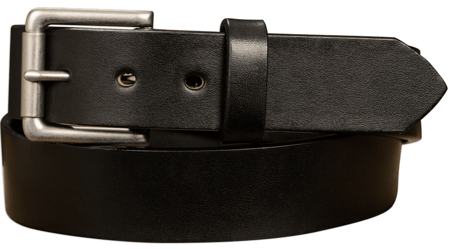 black dress sheer overlay Italian Full Grain Leather Belt, Men's, Vince Camuto, Dress Belt Black / 42 / Mens main image 0