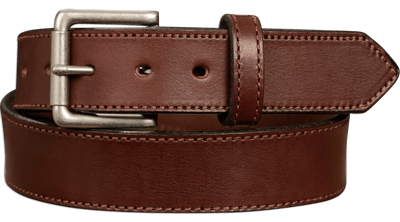 SPECIAL OFFER - The Maverick: Brown Stitched 1.50" - Bullhide Belts