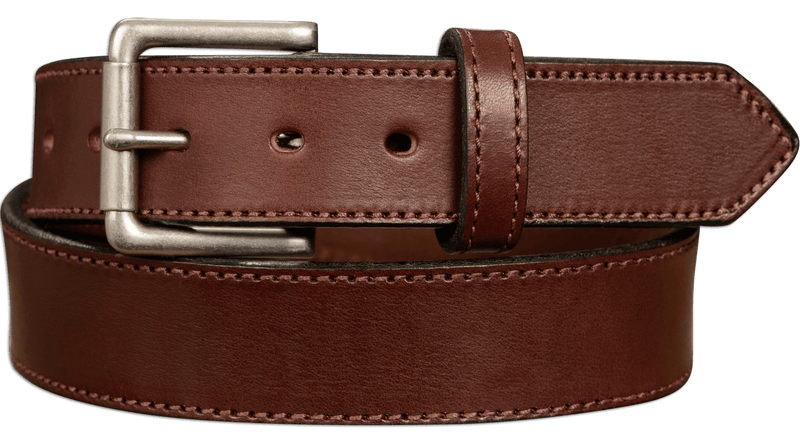 The Maverick: Brown Stitched 1.50" - Bullhide Belts