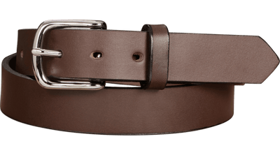 The Colt: Men's Brown Non Stitched Leather Belt 1.25" - Bullhide Belts